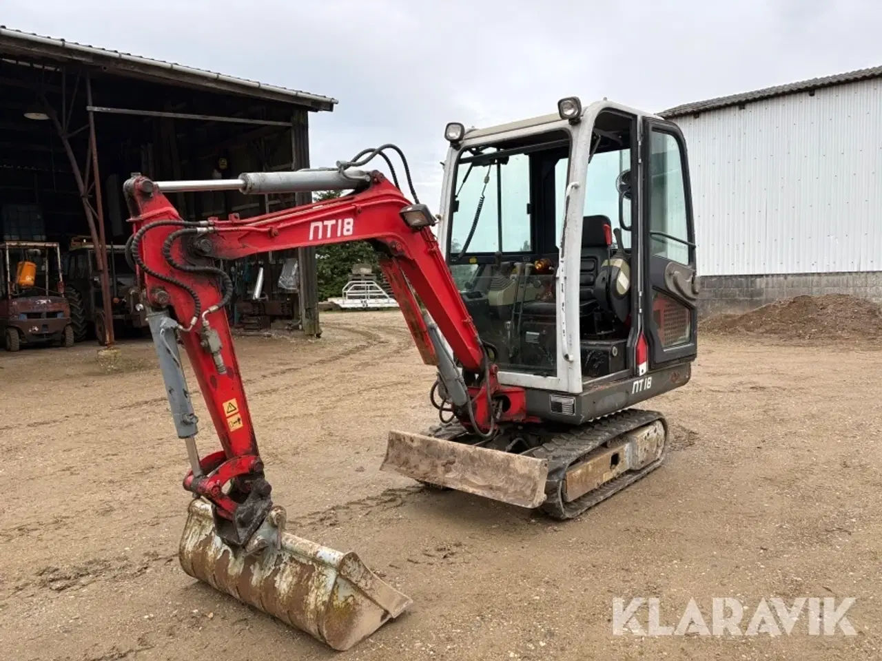 Billede 2 - Gravemaskine inkl trailer Impodan NT18