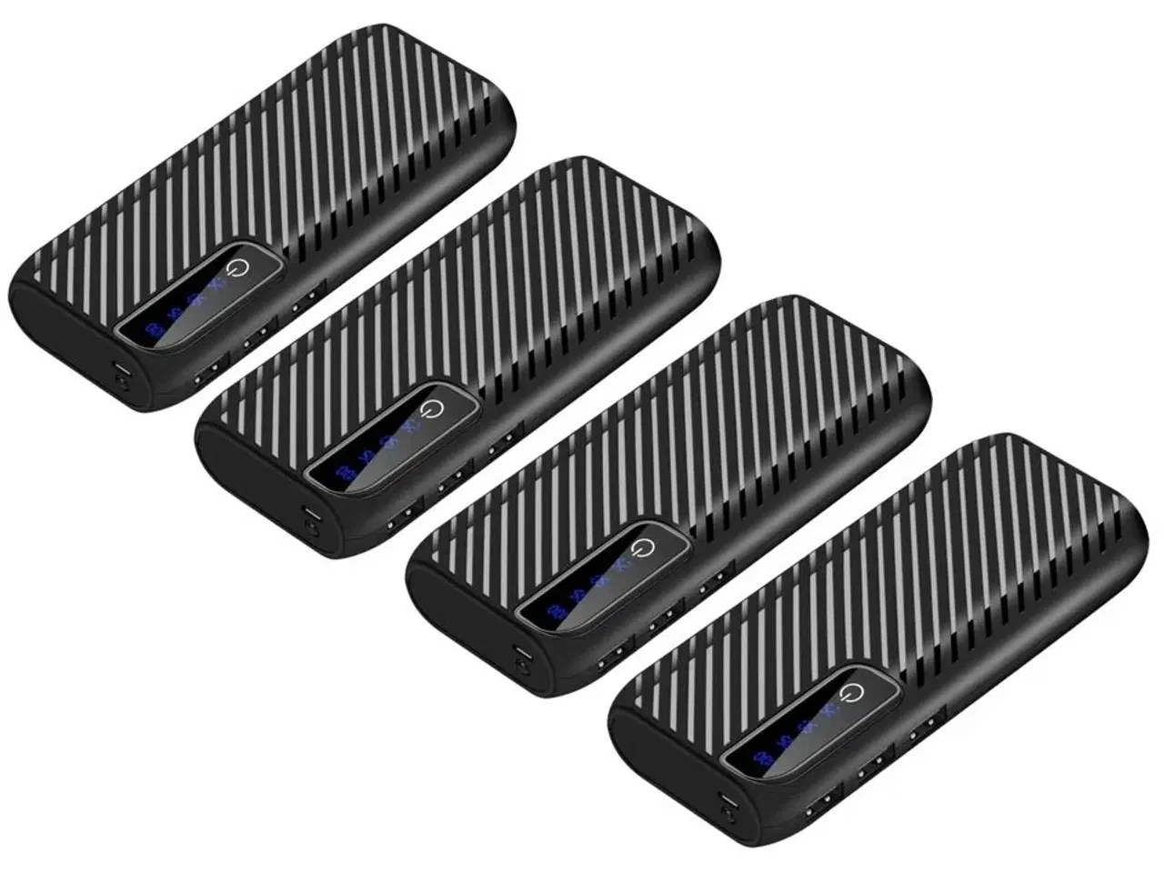 Billede 1 - 4 stk. Powerbank 20.000 mAh, med indbygget lommelygte.