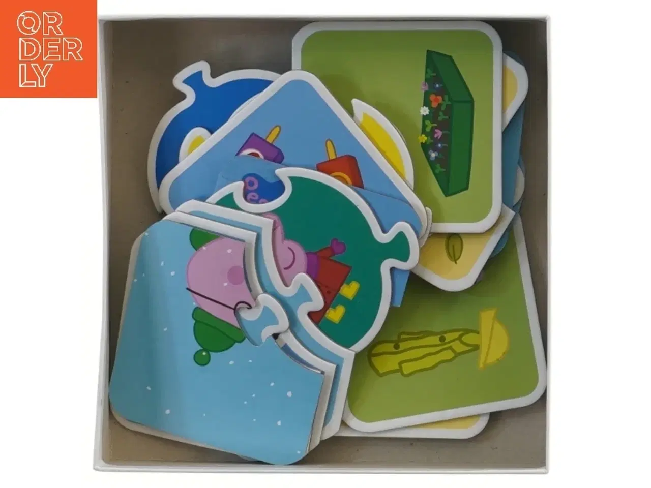 Billede 2 - Peppa Pig puslespil - lær årstider fra Peppa Pig (str. 19x19 cm)