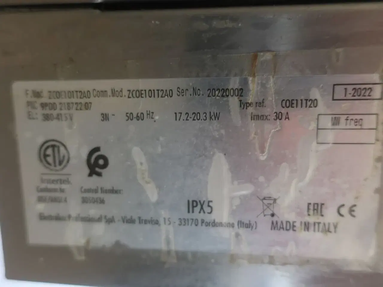 Billede 5 - Ovn på stativ ZANUSSI Magistar Combi-TS