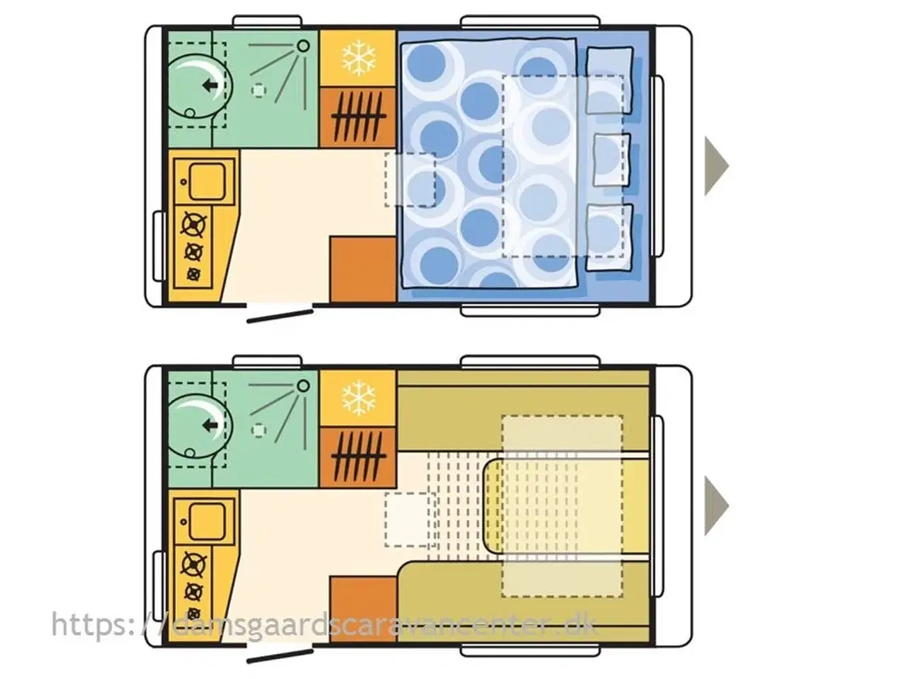 Billede 7 - 2016 - Adria Action 361 LH Enkeltsenge med mulighed for opredning-Telt