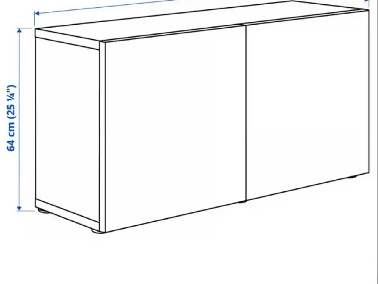 Billede 2 - IKEA BESTÅ vitrineskab