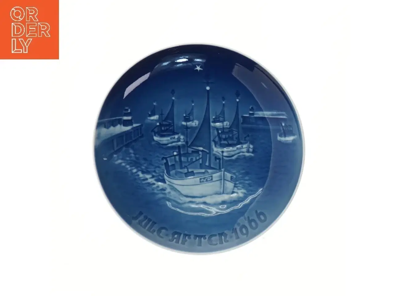 Billede 1 - B&G juleplatte 1966 fra B&G (str. Ø 18,2 cm)