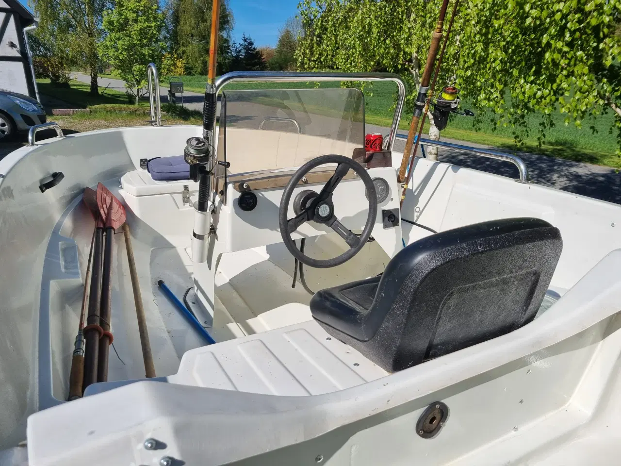 Billede 1 - Styrepult båd med bådvogn og uden motor