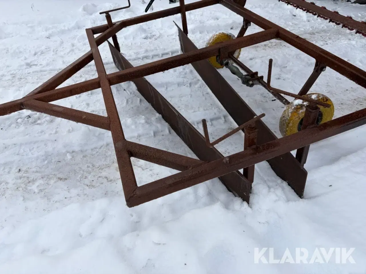 Billede 8 - Stige skraber med rive specialfremstillet