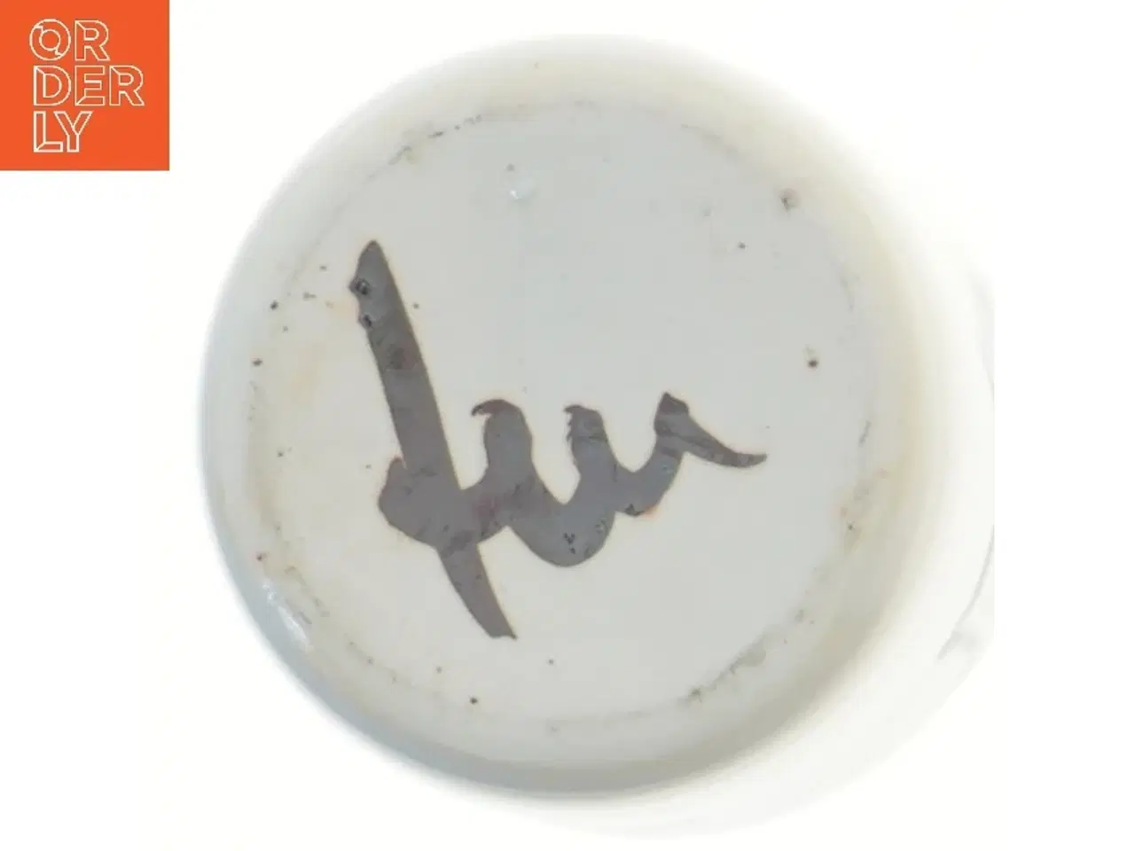 Billede 2 - keramikvase med låg (str. 18x9,5 cm)