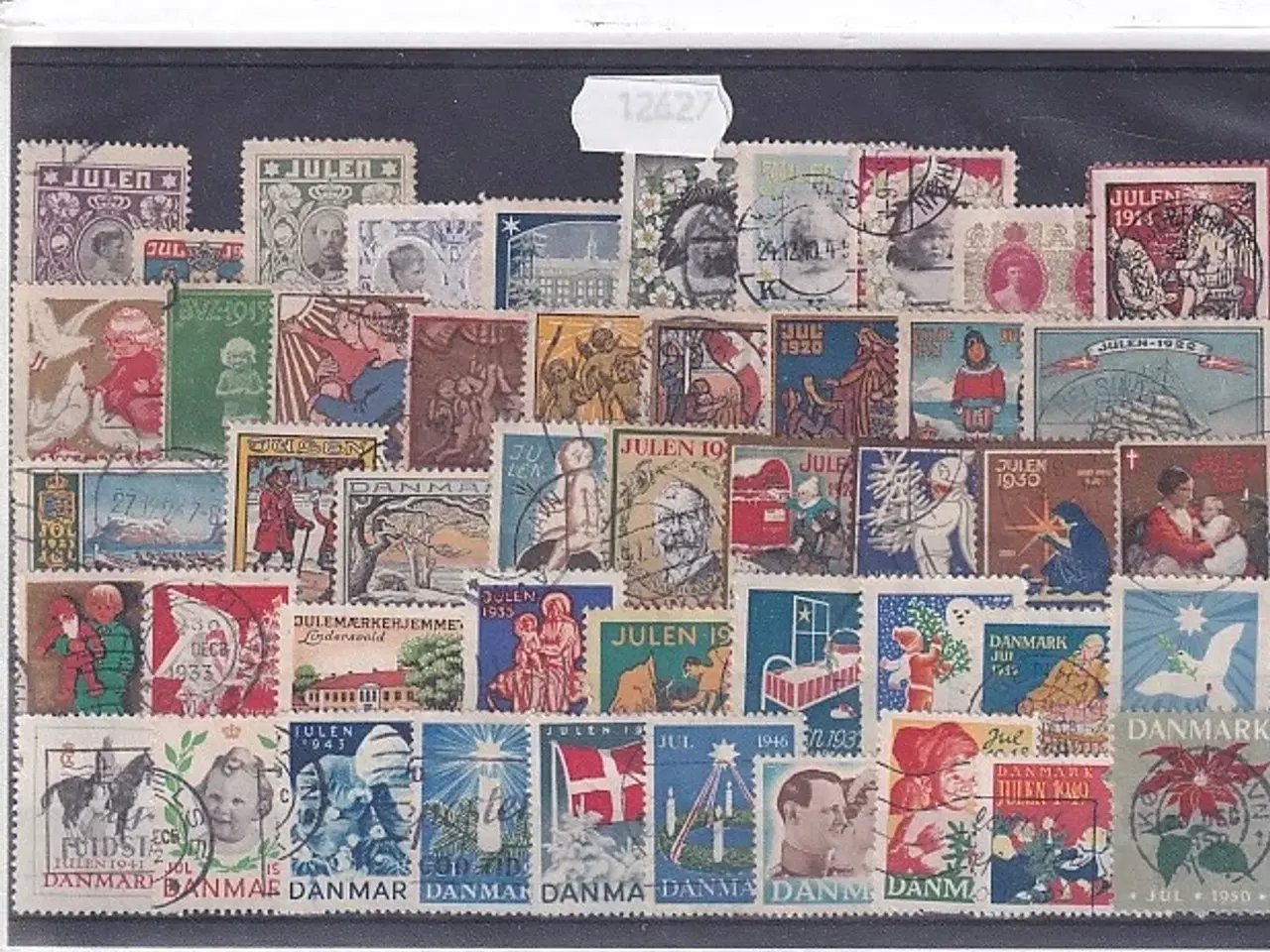 Billede 1 - Danmark Enkeltmærker 1904 - 1950 - Stemplet