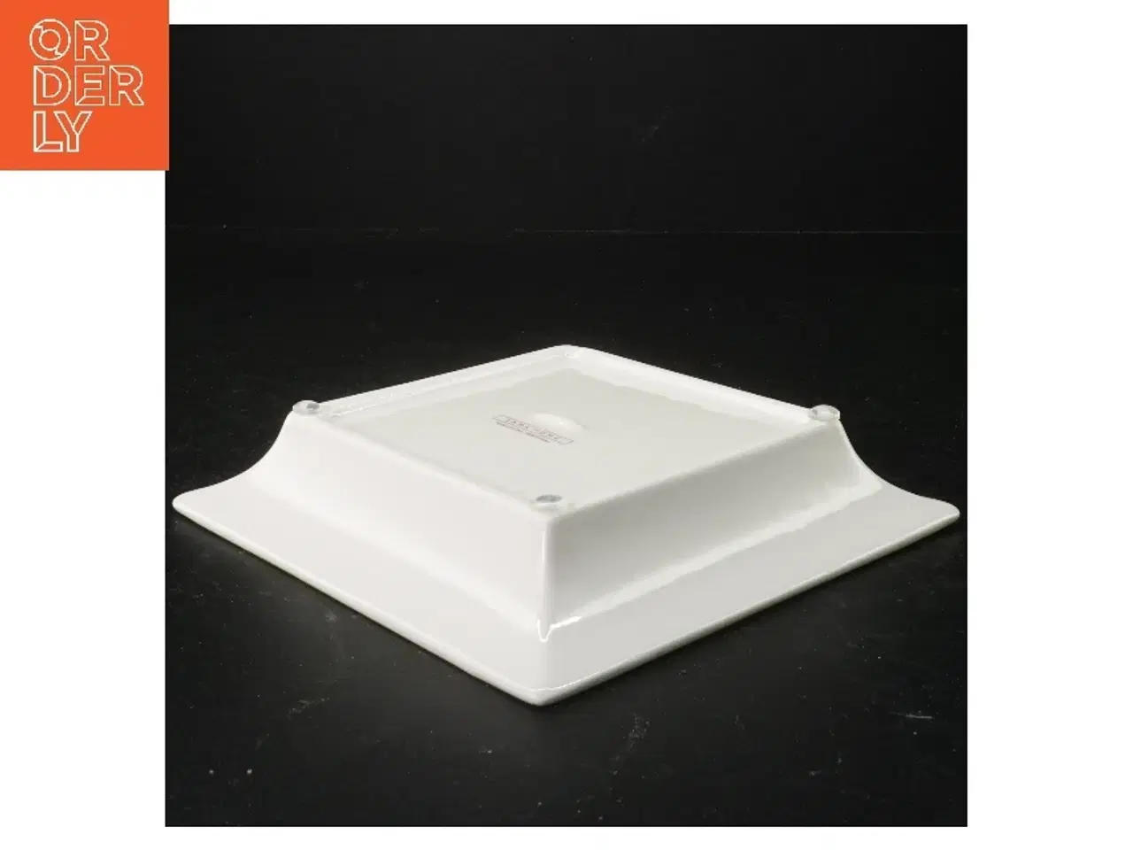 Billede 2 - Porcelænsfad eller askebærger med blomstermotiv fra Zara Home (str. 18 x 18 cm)