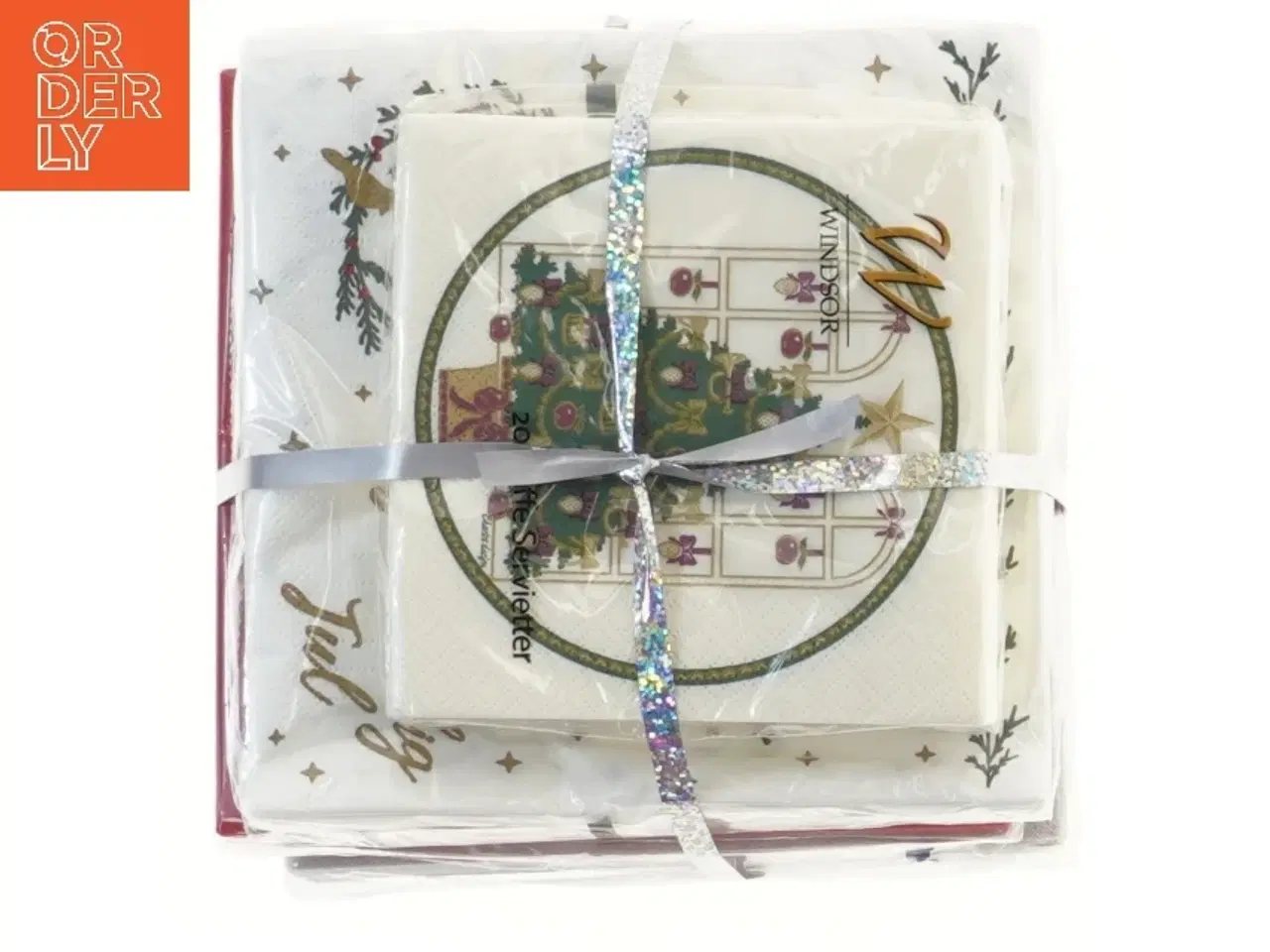 Billede 1 - Servietter sæt med jule design(str. 12x12, 16x16 cm) (str. 12x12, 16x16 cm)