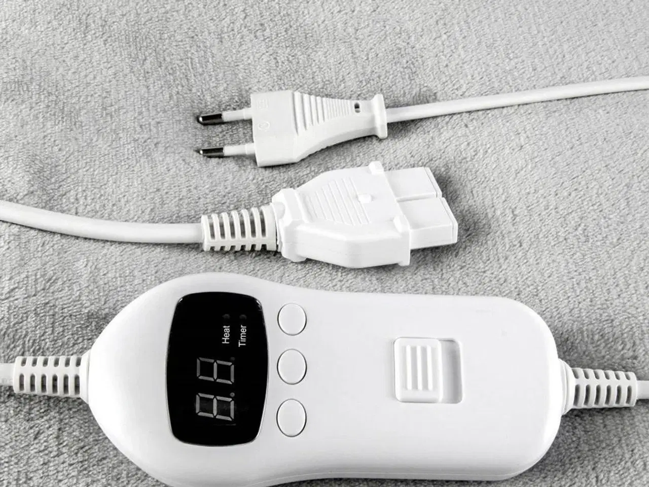 Billede 3 - Varmetæppe GOTIE GKE-200S – grå, fleece, 180 × 130 cm