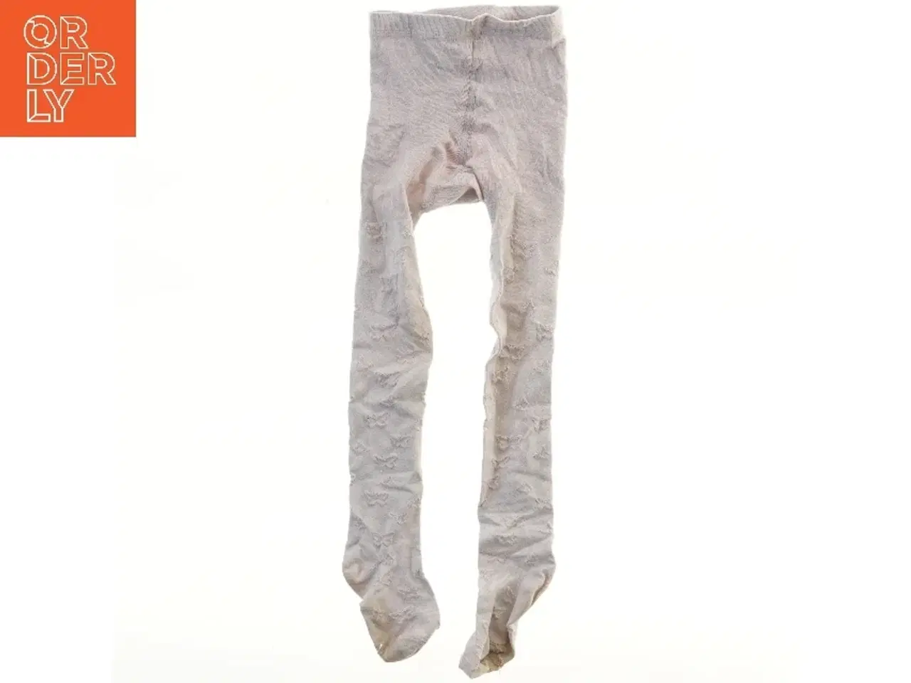 Billede 1 - Lyserøde strømpebukser med sommerfugle fra H&M (str. 110)