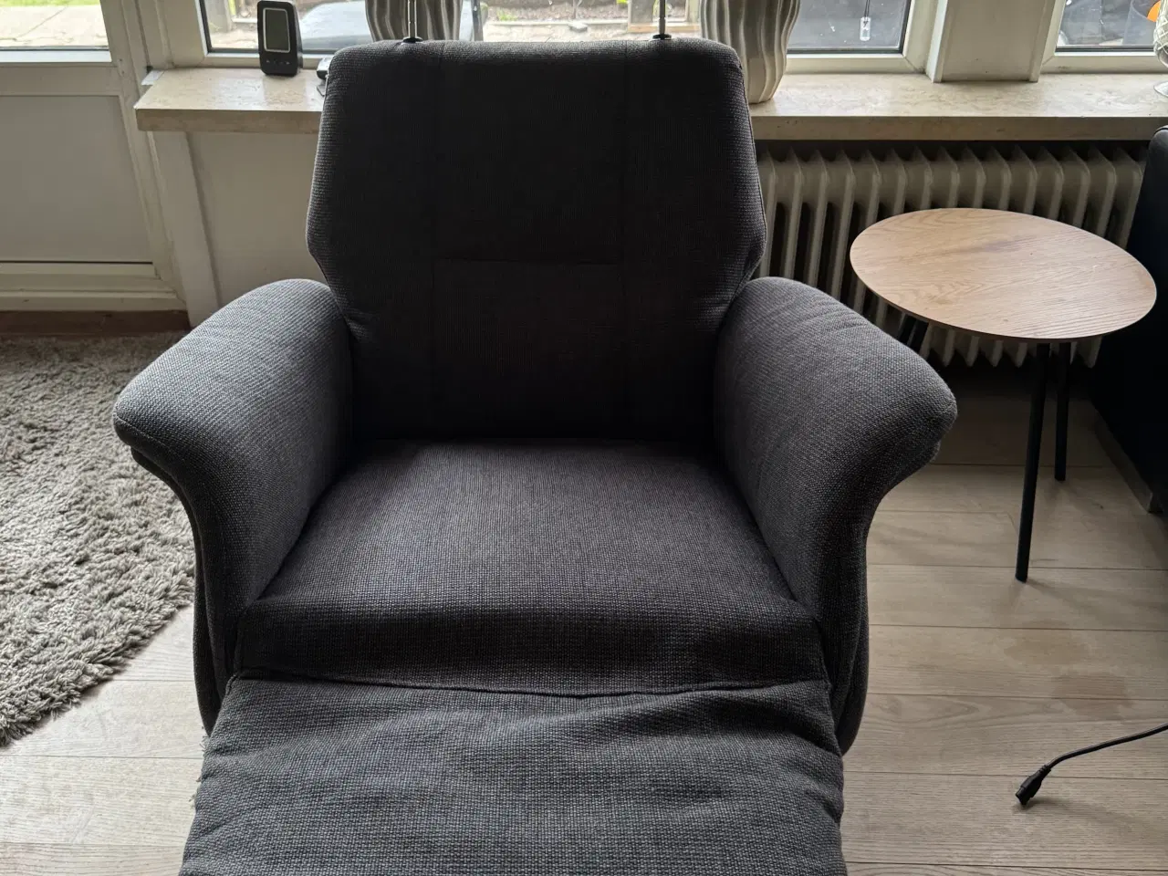 Billede 2 - Brun Elektrisk hvilestol med USB-stik 