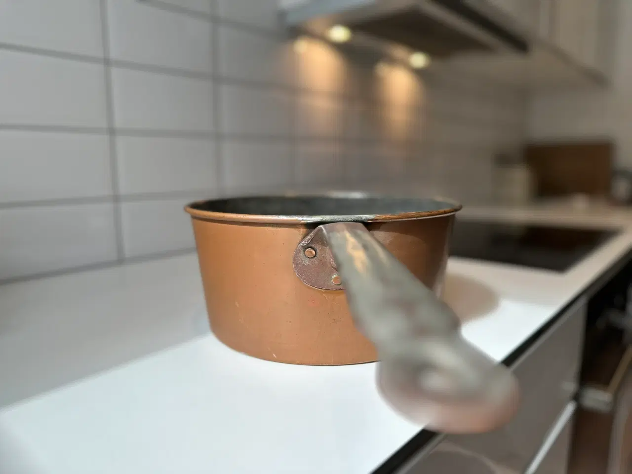 Billede 2 - Kobbergryde med håndtag på hele 5 liter