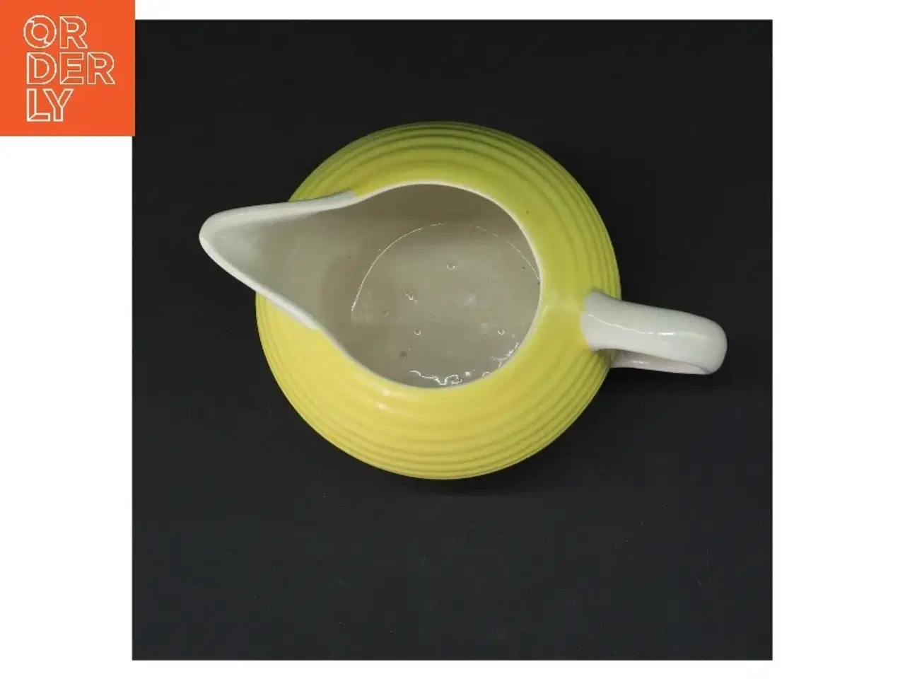 Billede 4 - Gul keramik kande fra czechoslovakia (str. 9,5 cm)