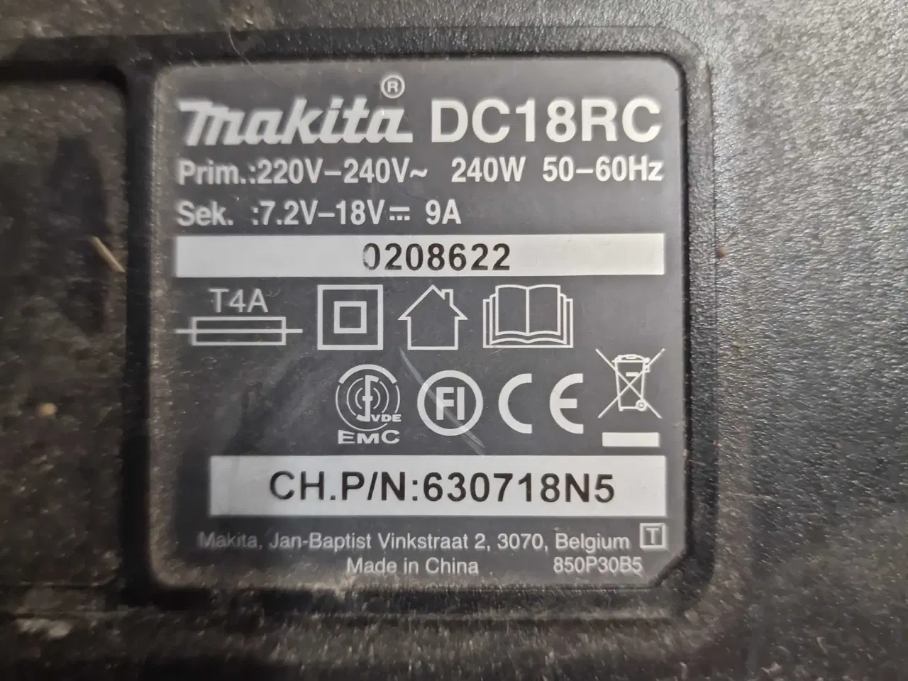 Billede 2 - Makita DC18RC lader
