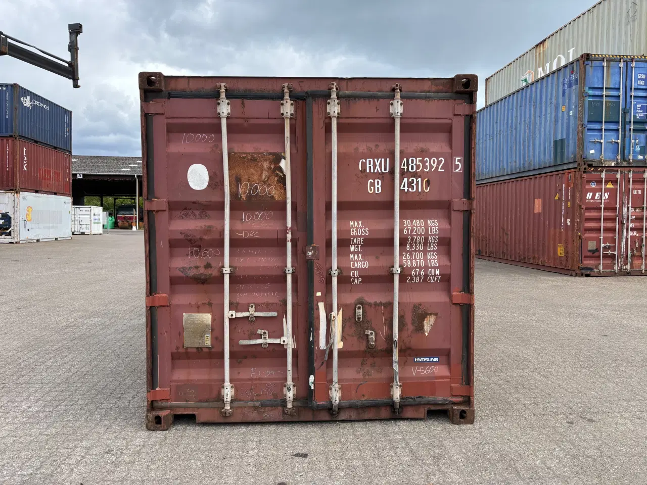 Billede 1 - 40 fods Container- ID: CRXU 485392-5