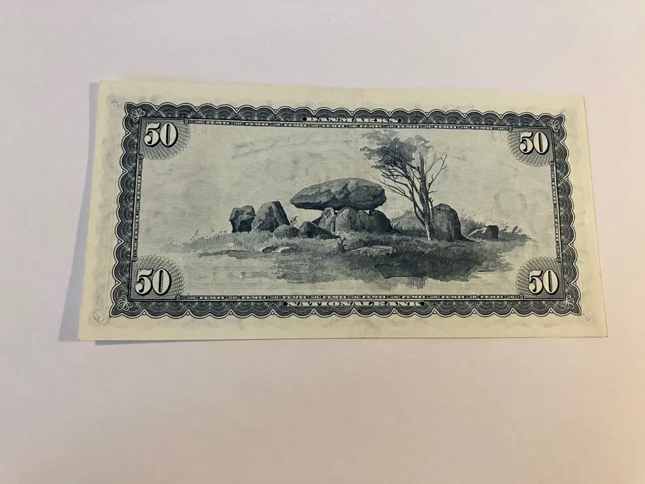 Billede 2 - 50 kroner 1970 Erstatningsseddel Danmark