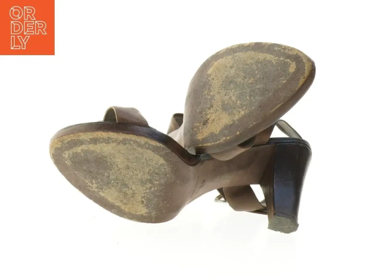 Billede 4 - BrintS brune stilet sandaler (str. 39 )