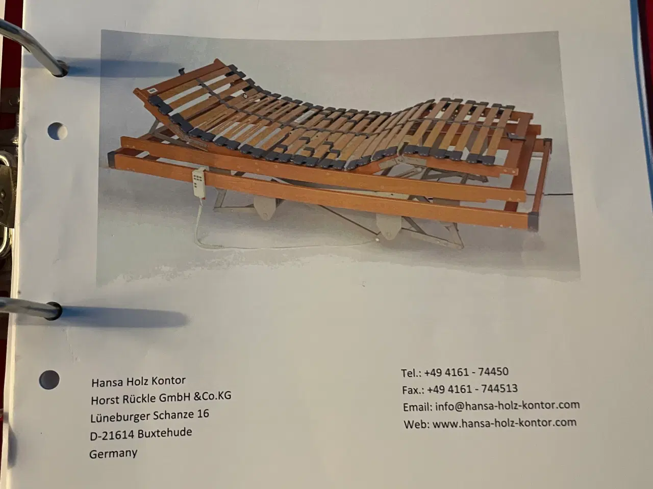 Billede 7 - Elevationssenge med sygeplejeløft