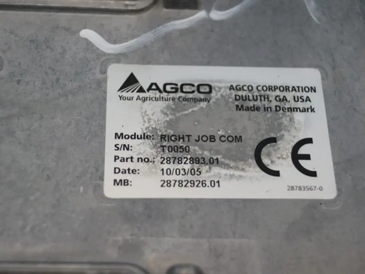 Billede 4 - AGCO  Computer 28782893.01