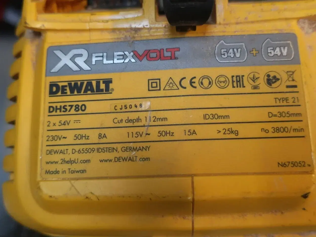 Billede 5 - Kap/ geringssav DEWALT DHS780 med arbejdsbord