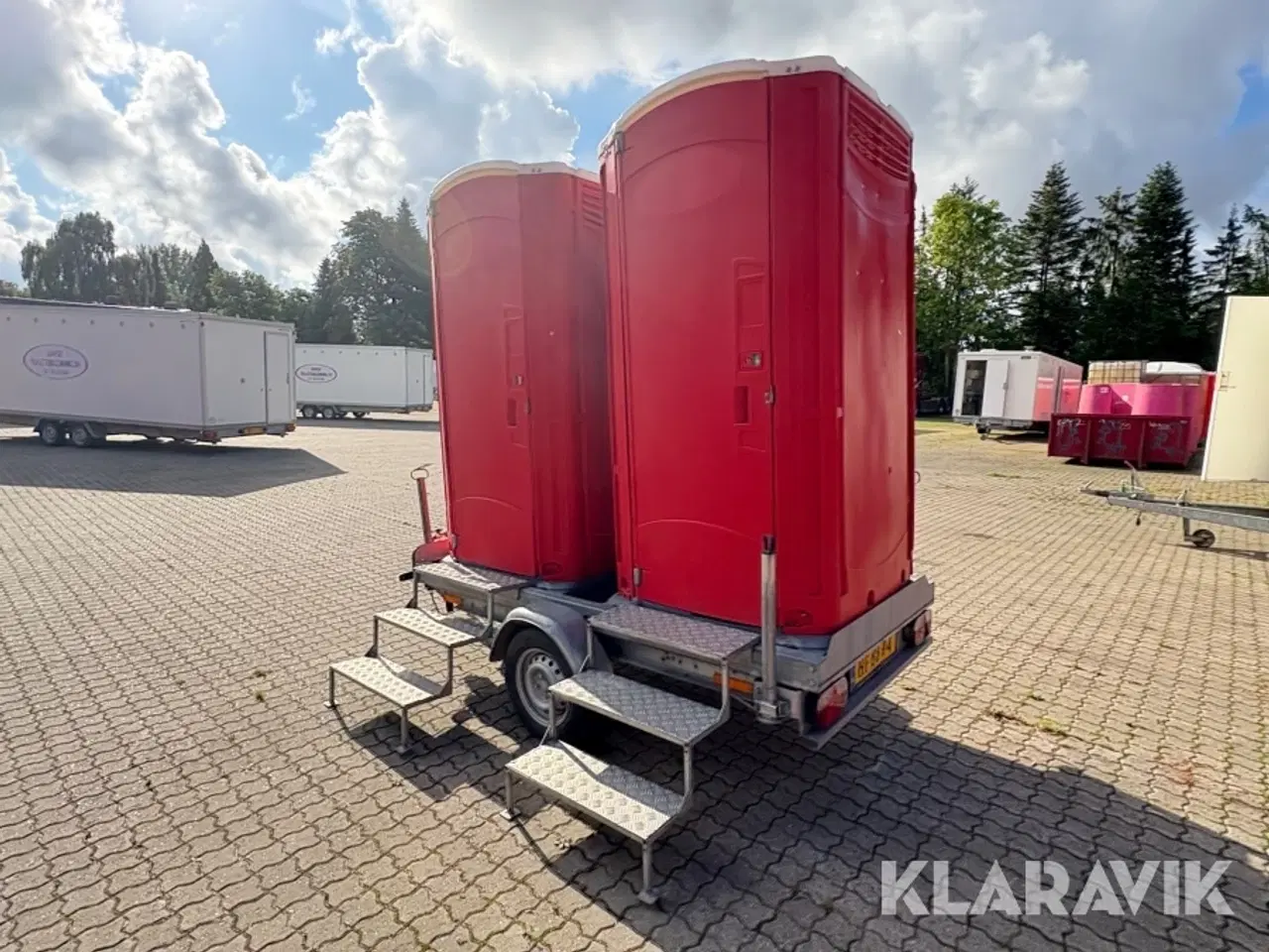 Billede 7 - Dobbelt toilet trailer Stema F 7515