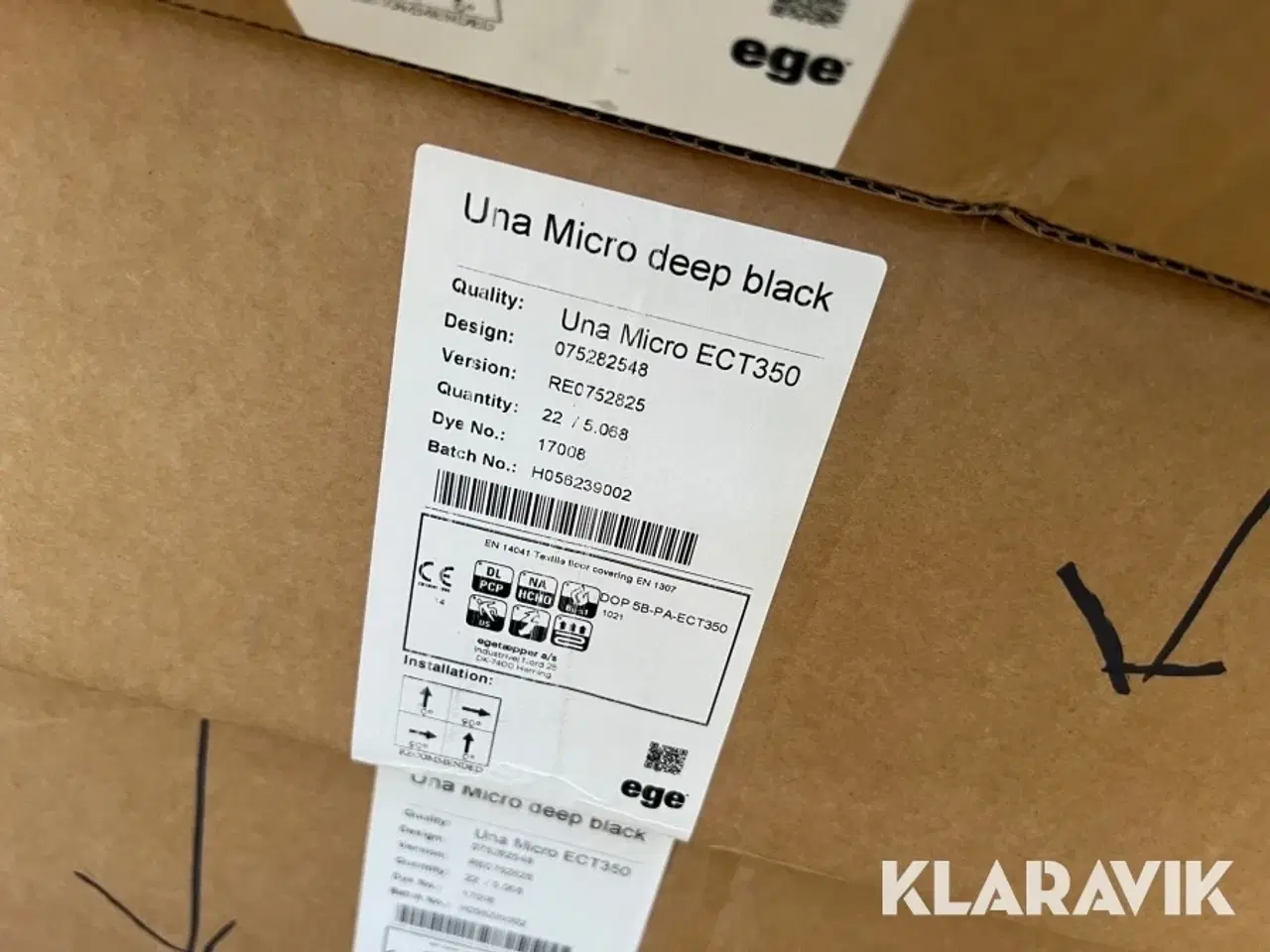 Billede 6 - Tæppefliser Ege Deep Black 33,9 kvadratmeter