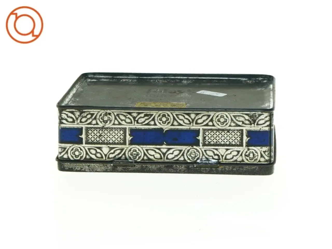 Billede 2 - Dekoteret metal æske (str. 17 x 12 x 5 cm)