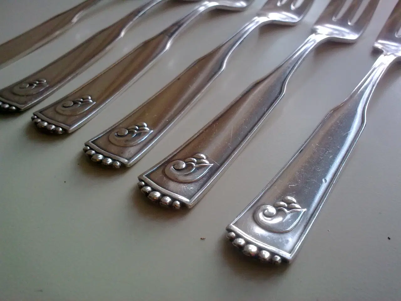 Billede 2 - Kagegafler 6 stk. vintage dansk M&TB