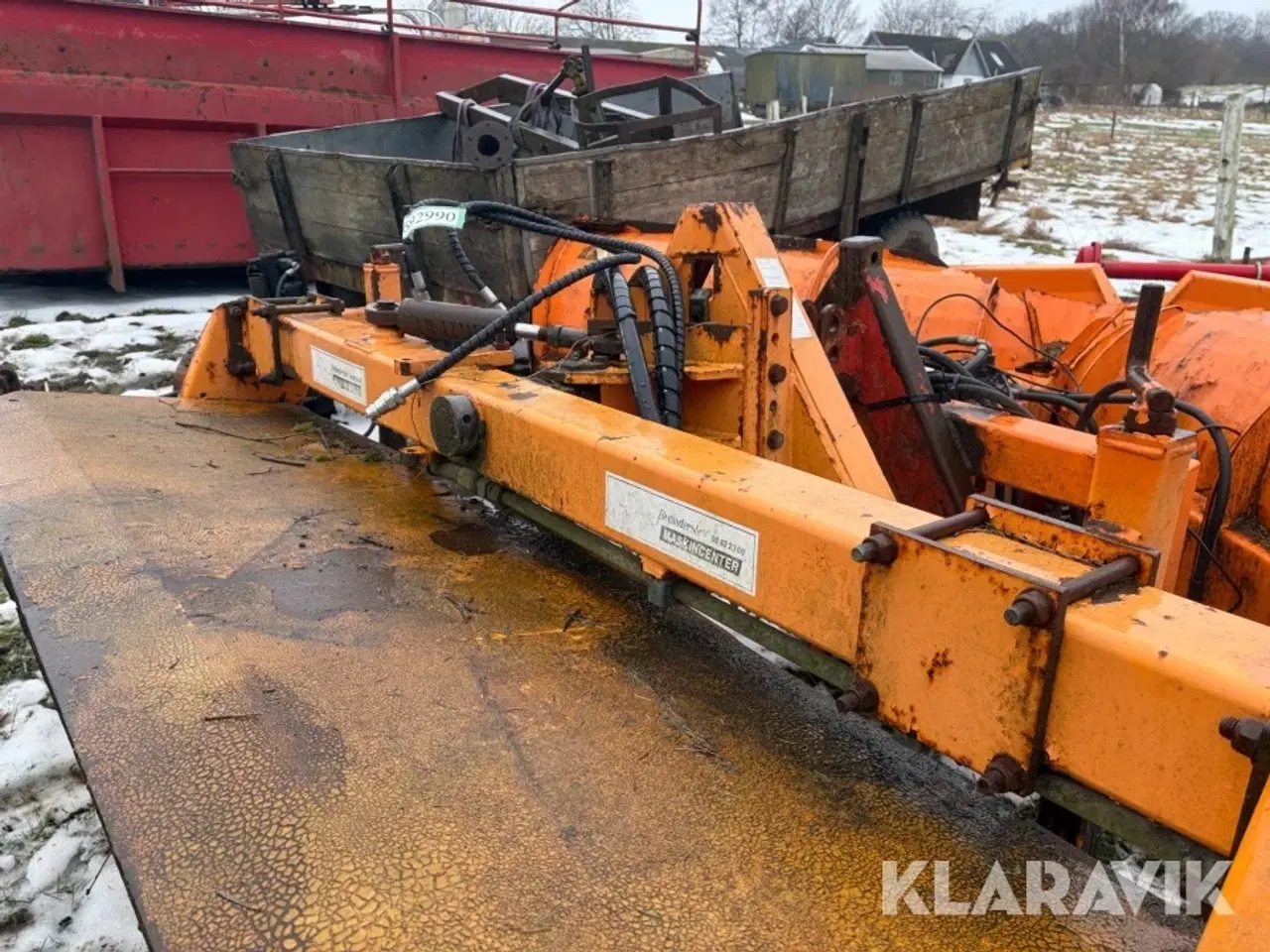 Billede 4 - Hydraulisk fejekost med oliepumpe Am Teho F21975