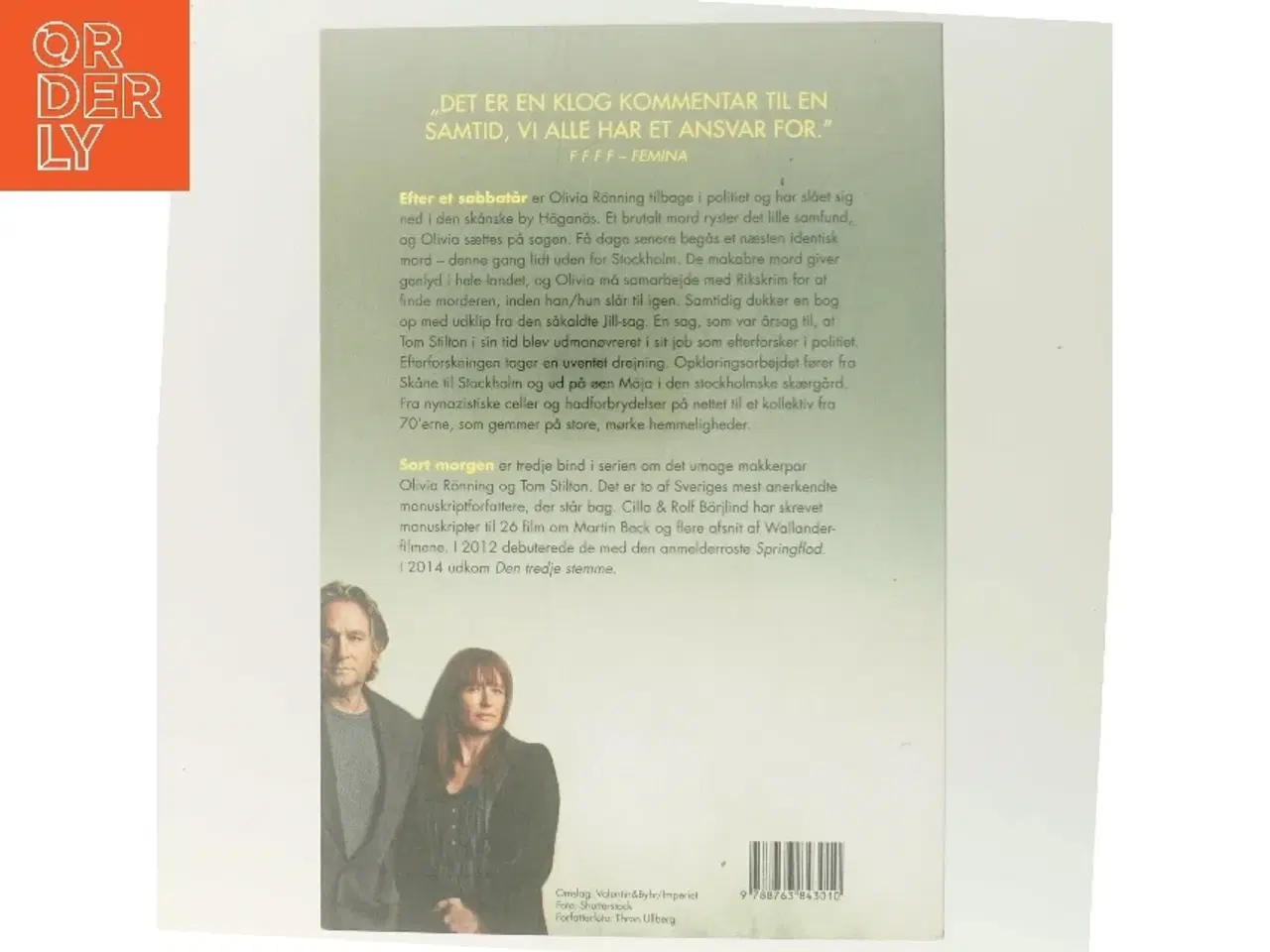 Billede 3 - Sort morgen af Cilla Brjlind (Bog)