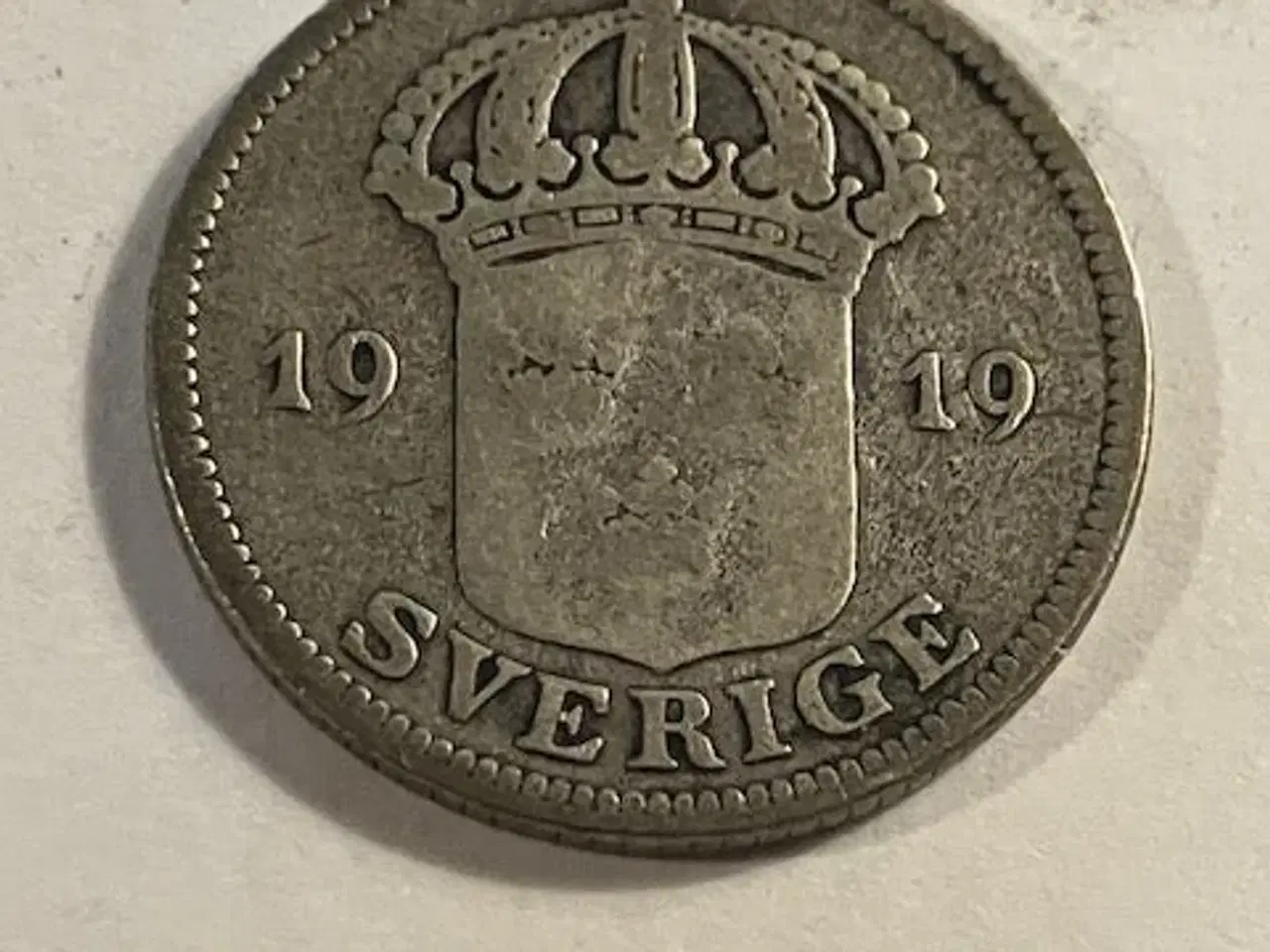 Billede 2 - 50 øre 1919 Sverige
