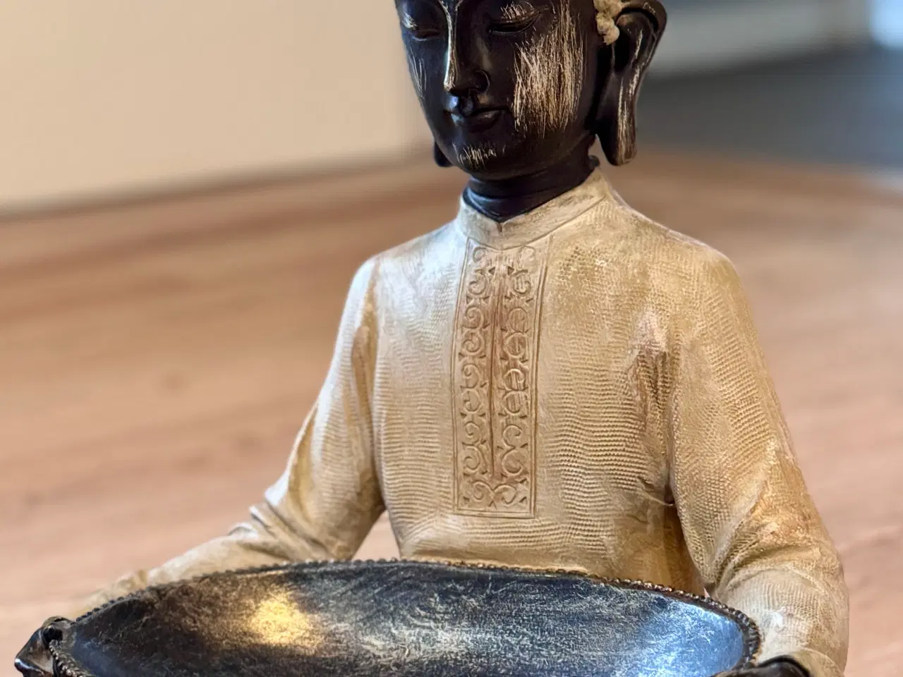 Billede 3 - 2 flotte Buddha-figurer med skåle