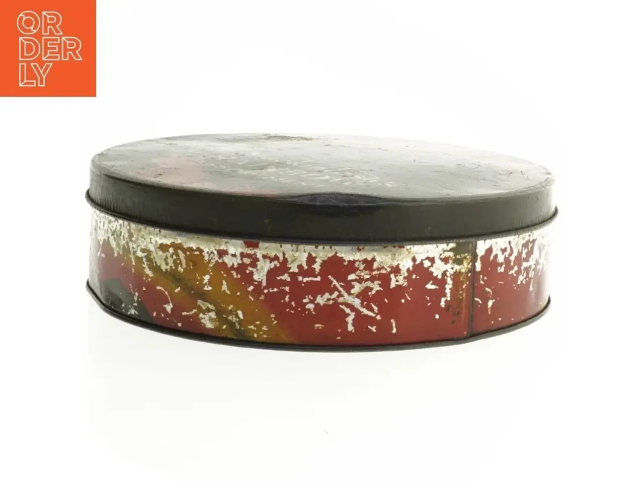 Billede 5 - Antik Art deco Mackintosh Rainbow Slik metal dåse med patina (str. 26 x 7 cm)