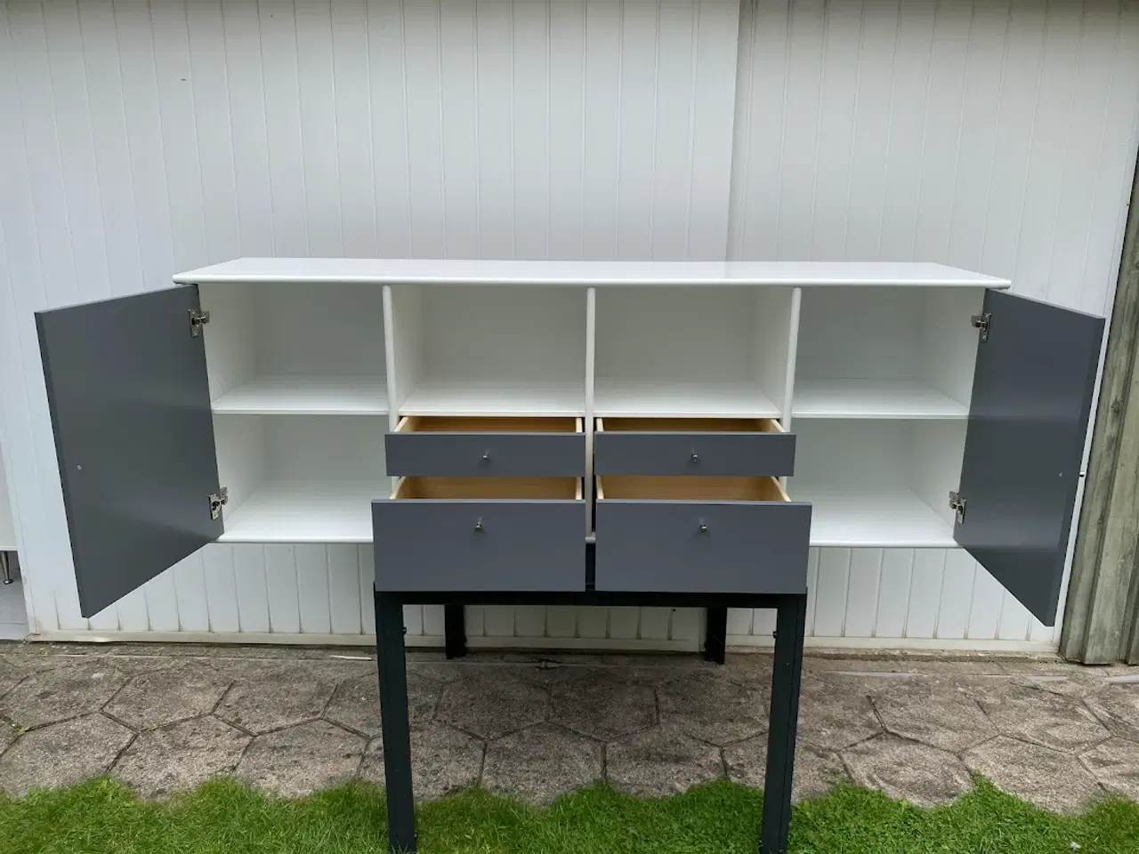 Billede 2 - ⭐️ Mistral Classic 110 skænk – Snehvid/Grafit