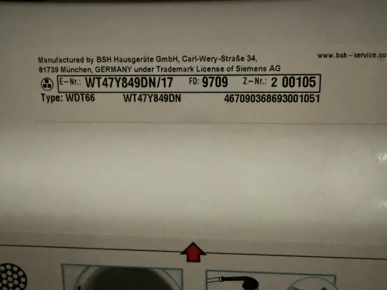 Billede 2 - Tørretumbler Siemens IQ800