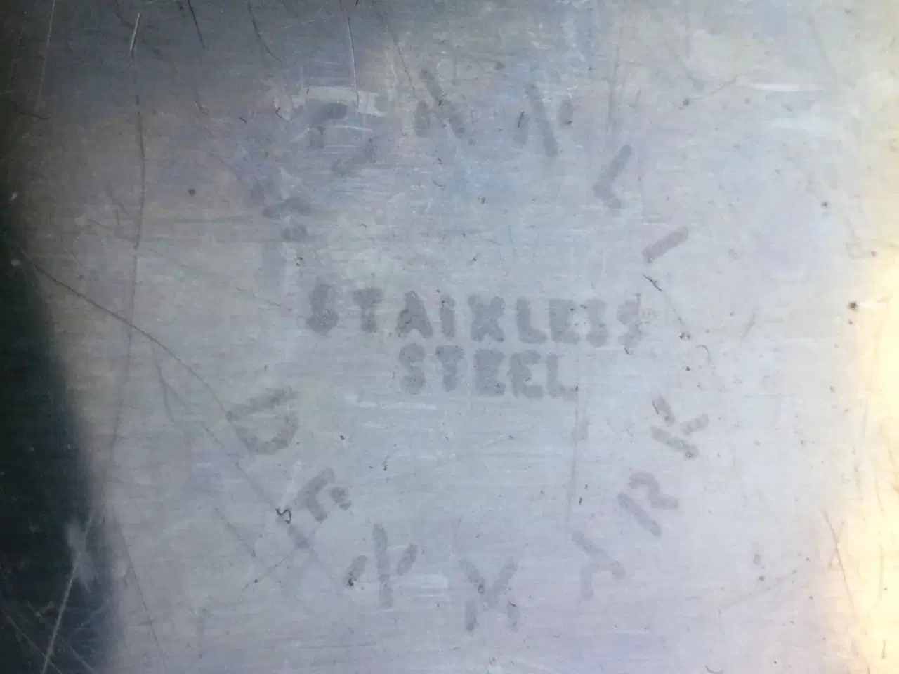 Billede 4 - Retro DK Rustfri stål 3 flade DESIGN fade