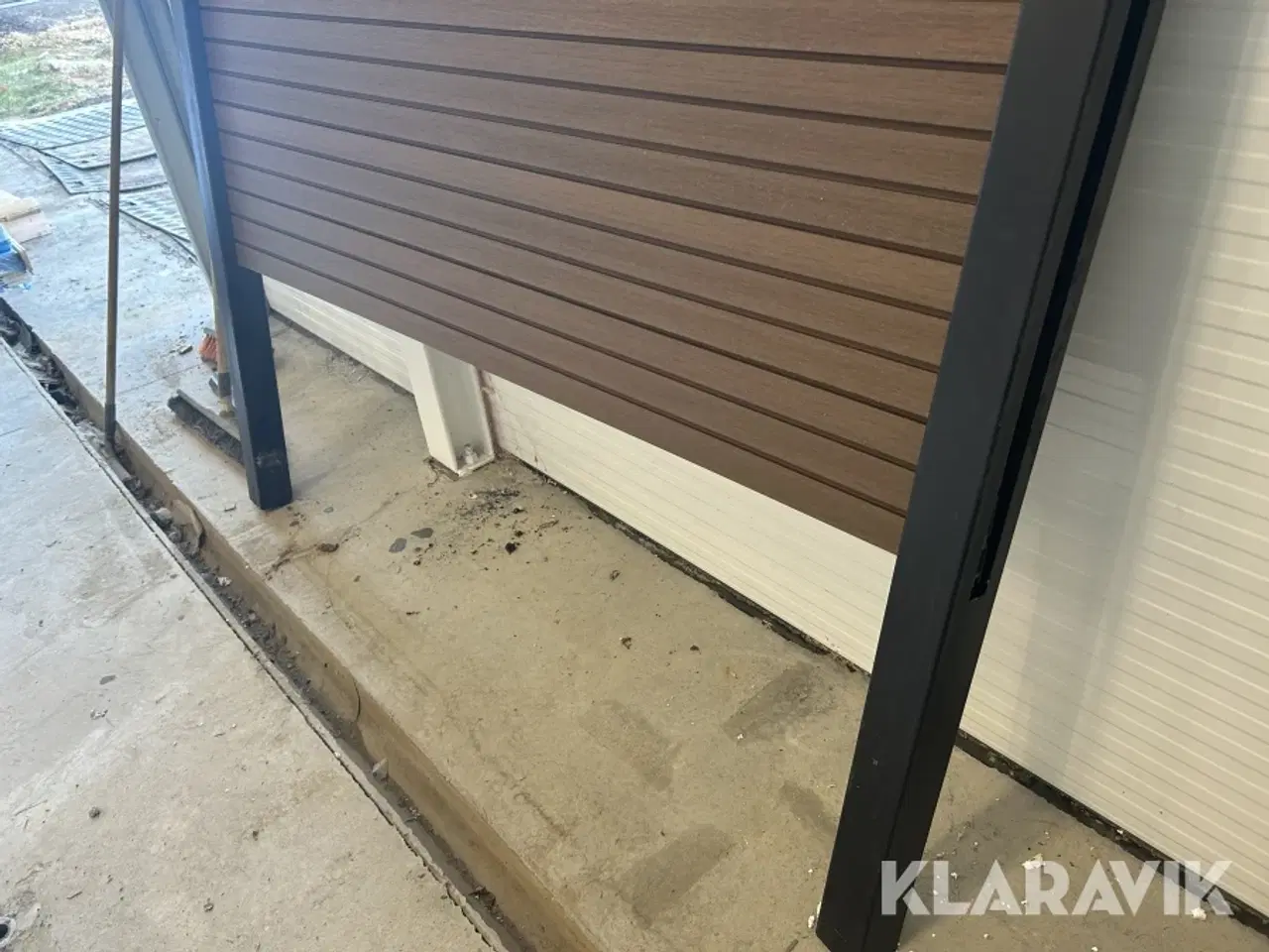 Billede 6 - Komposithegn Kirkedahl Brun Sorte galvaniseret stolper, 10 fag