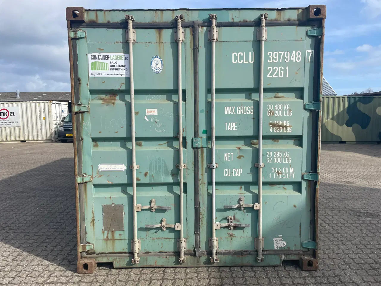 Billede 1 - 20 fods Container - ID: CCLU 397948-7