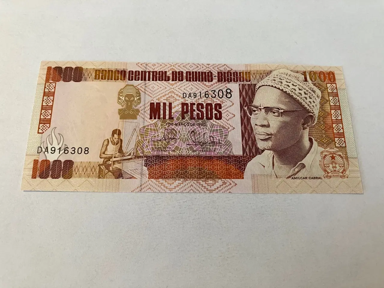 Billede 1 - 1000 Pesos Guinea-Bissau 1990