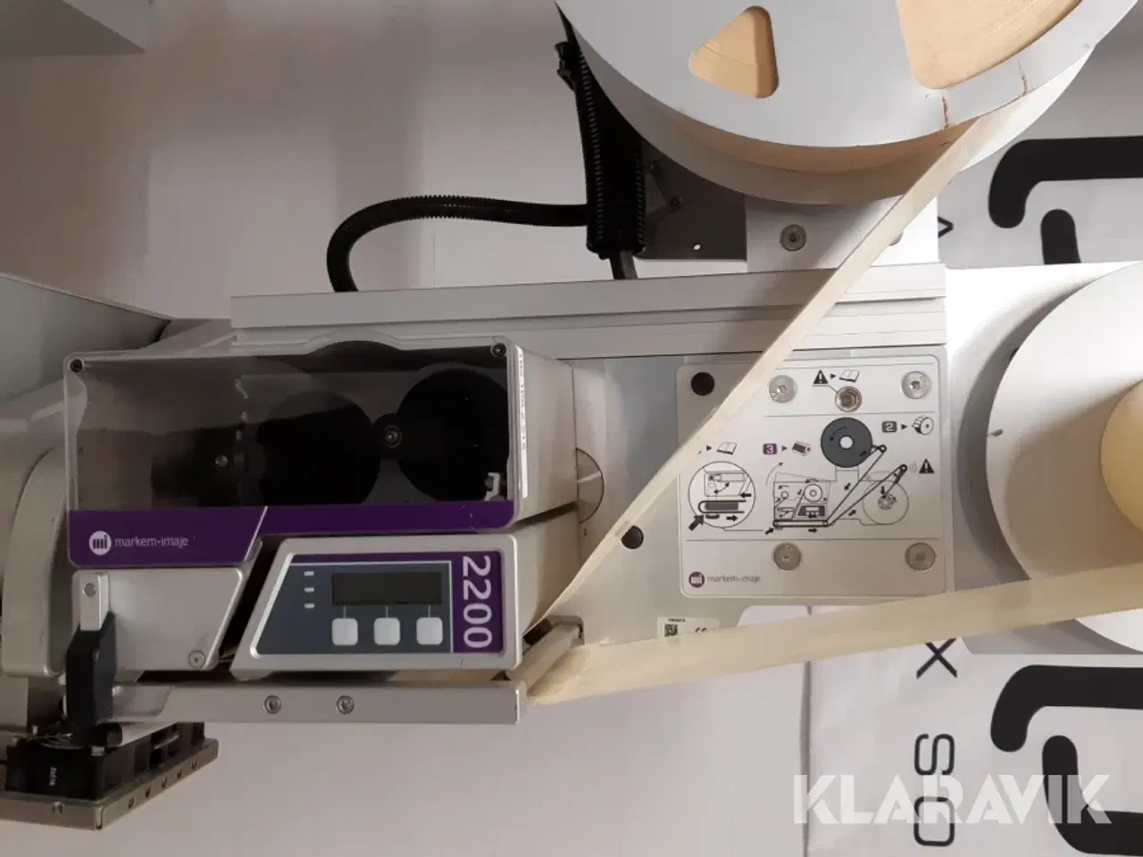 Billede 7 - Label printer og apply Markem Imaje 2200