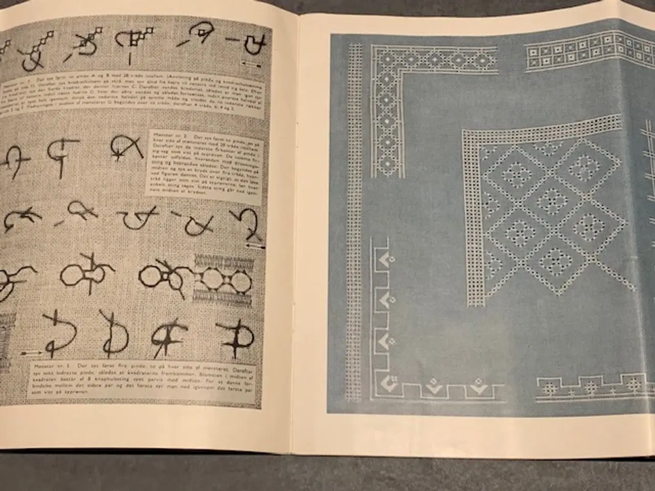 Billede 3 - Sammentræksmønstre / sammentræksbroderi Clara Wæve