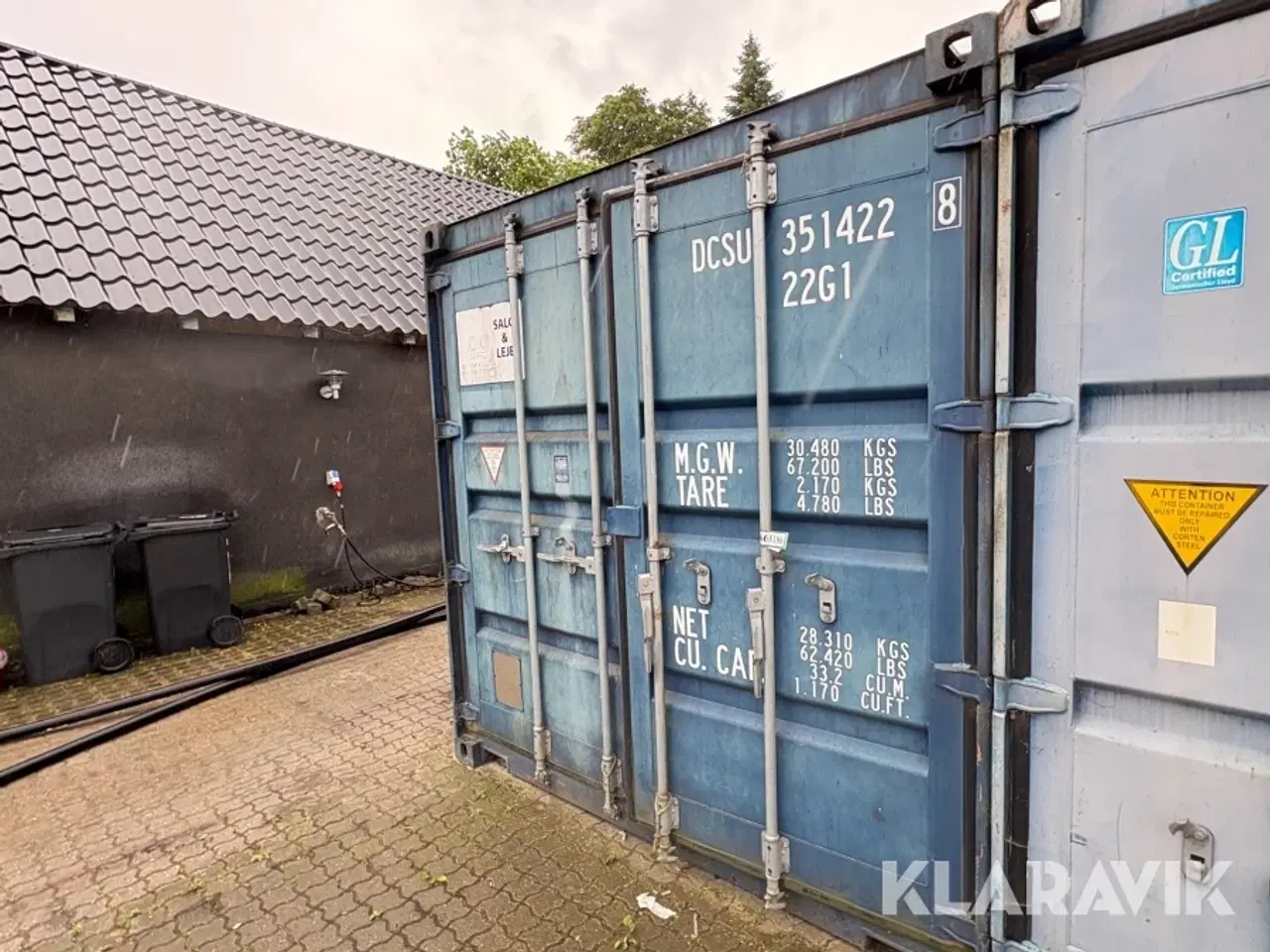 Billede 1 - Container 20 fods  1 styk