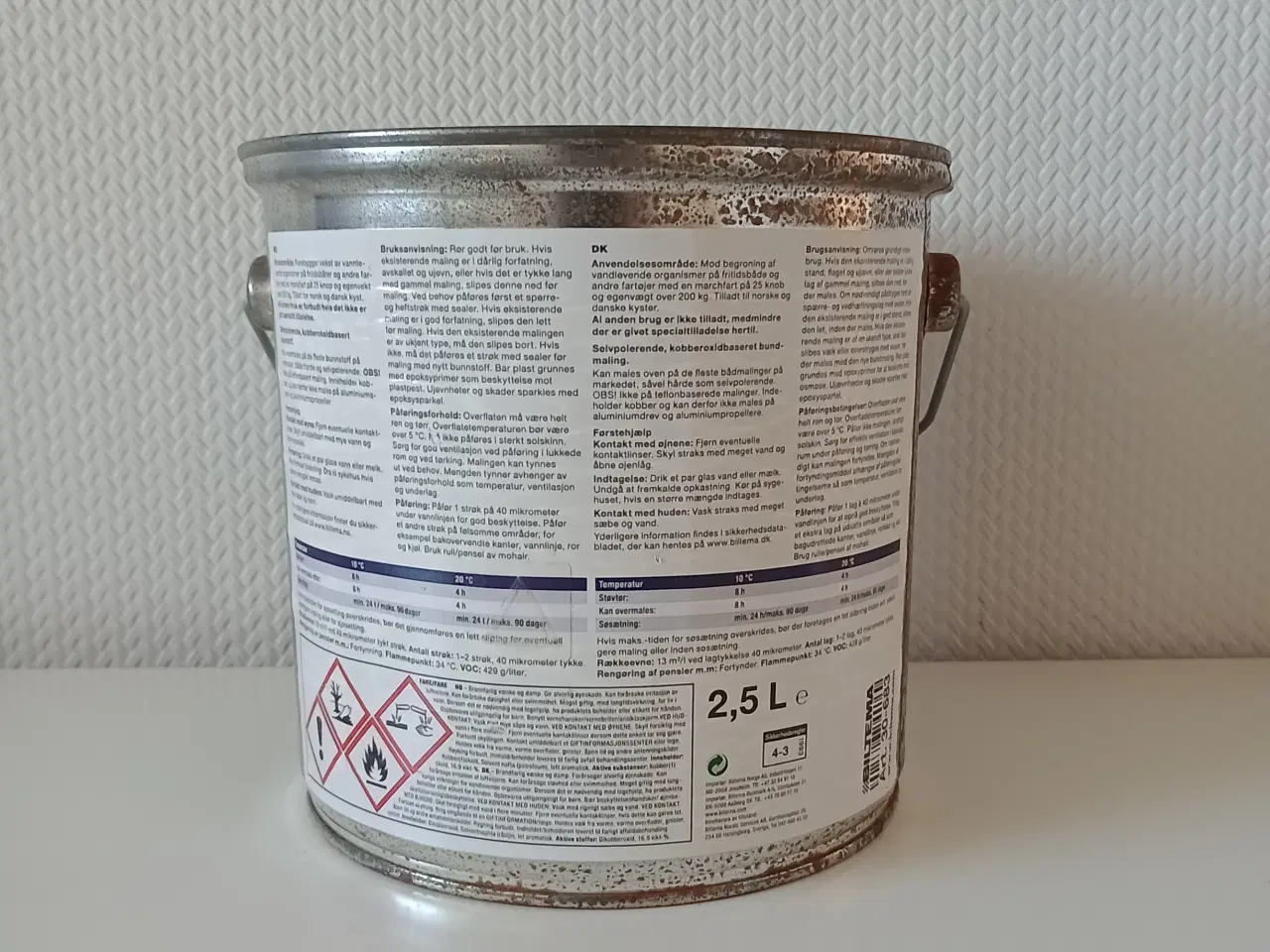 Billede 2 - Båd maling sort 2,5 liter
