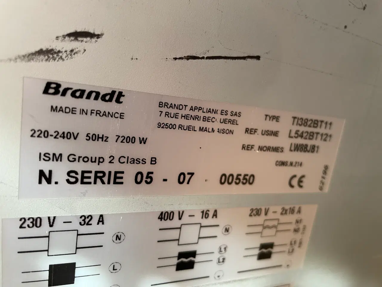 Billede 2 - Brandt TI382BT11 Induktionskogeplade