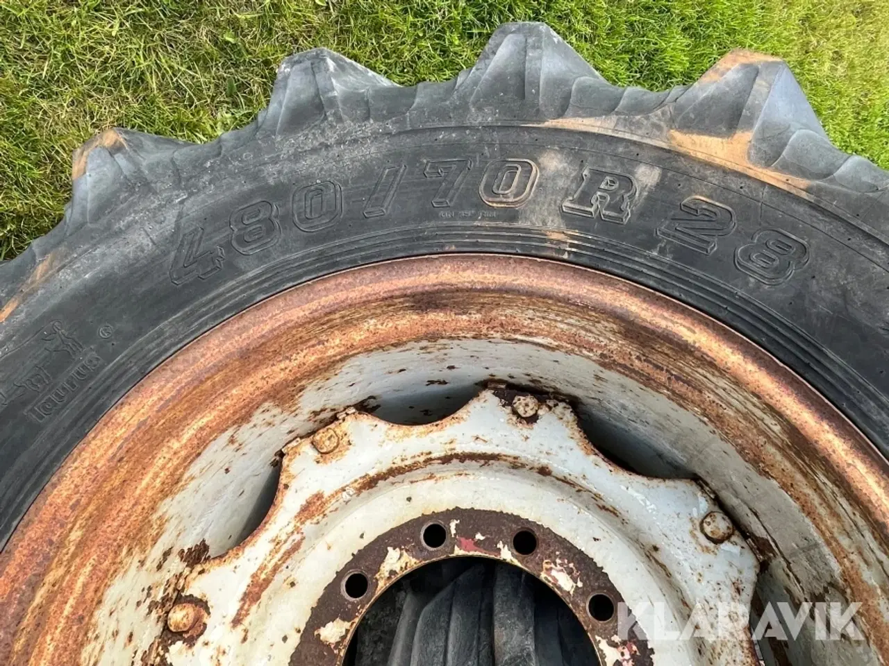 Billede 6 - Dæk med fælge 480/70 R28