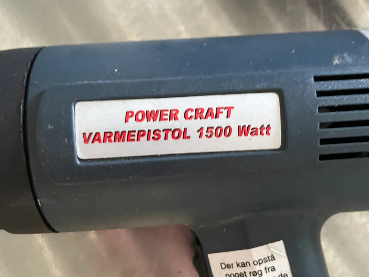 Billede 4 - Varmepistol Power Craft 1500watt rigtig god