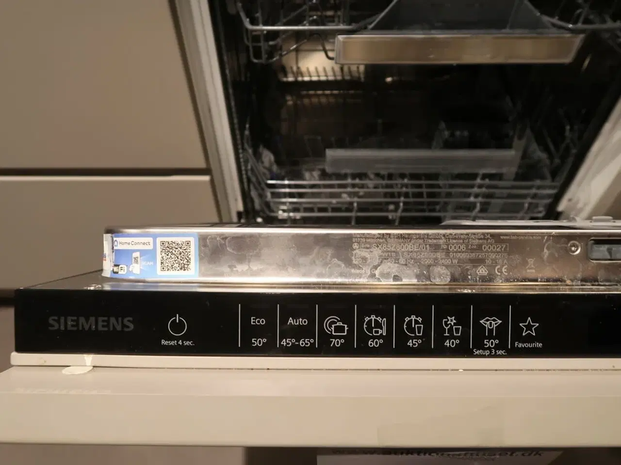 Billede 2 - Siemens SX85Z800BE Fuldt integrerbar opvaskemaskine