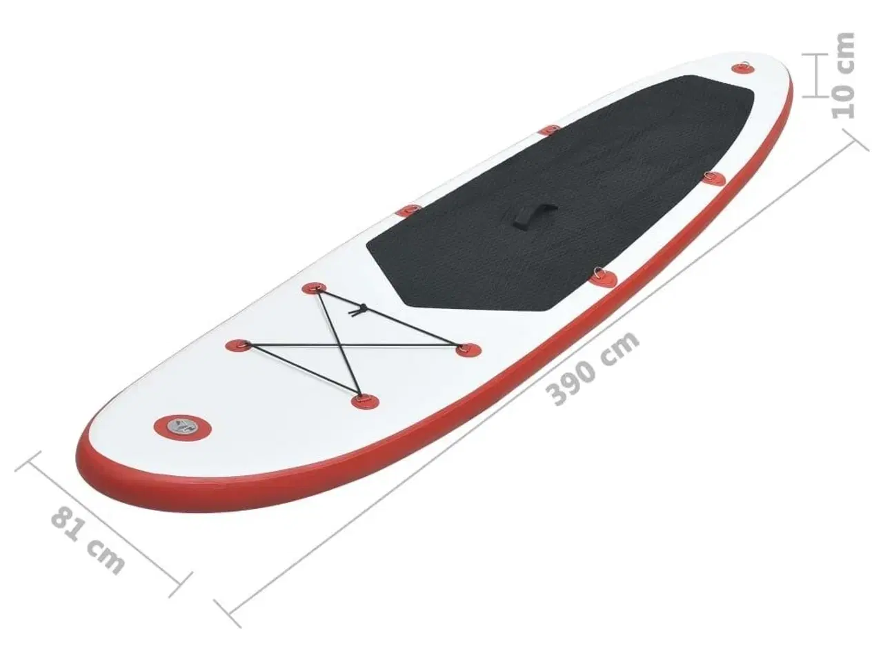Billede 8 - Stand Up Paddle Board-sæt SUP surfbræt oppustelig rød og hvid