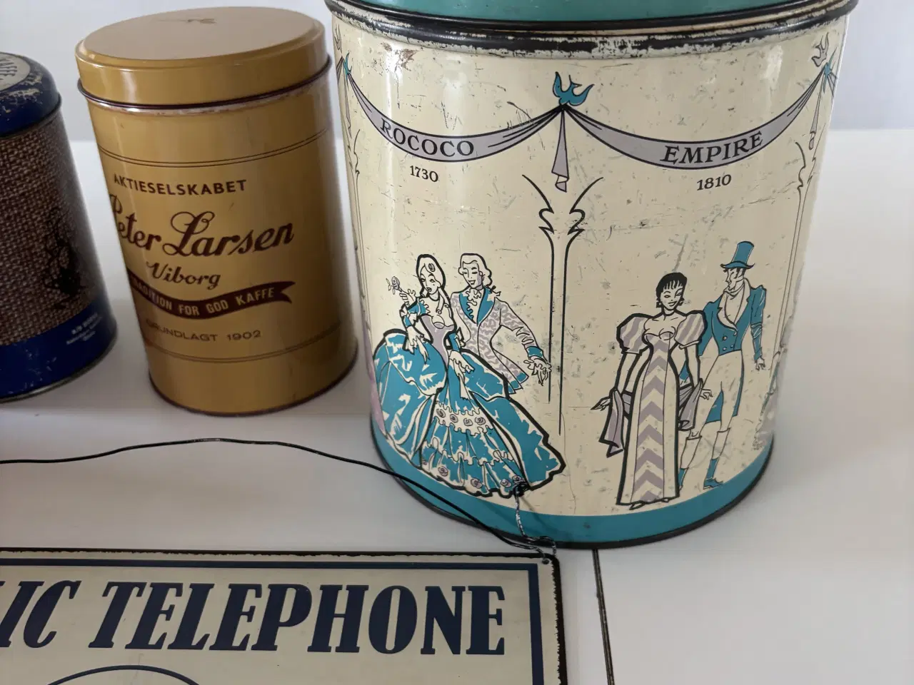 Billede 1 - Retro dåser og skilte.